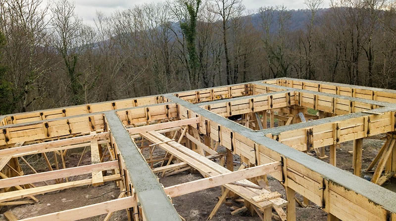 Опалубка фундамента — объект Кров Мастер